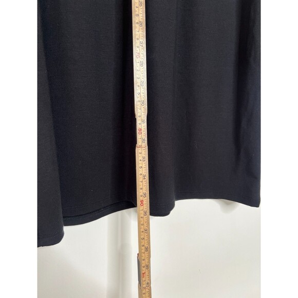 Modern Citizen Dress Womens Large Black V-Neck Midi Shift - Picture 8 of 12